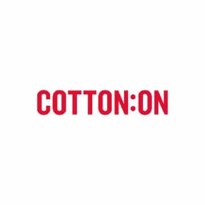 Image showing cotton on logo as they have been a client of Twilight Glamping